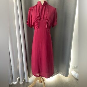 Amelia dress in fuchsia / pink